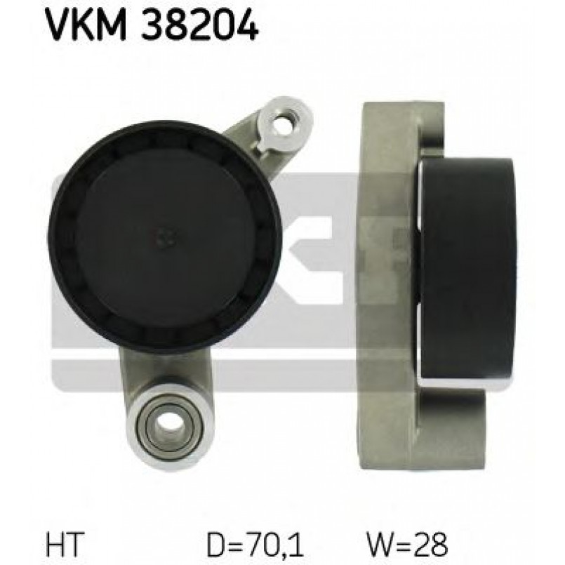 VKM 38204 SKF Натягувач поліклинового ременя